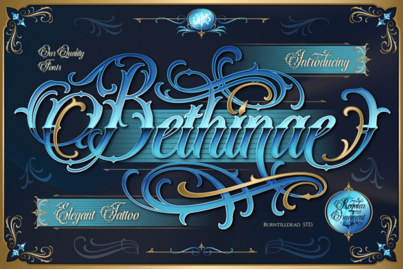 Bethinae Font: A Stylish Typeface for Small Business Branding