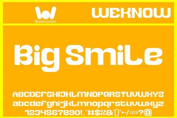 Big Smile: A Font That Brings Warmth to Design