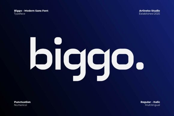 Biggo Font: A Bold Choice for Building Your Brand