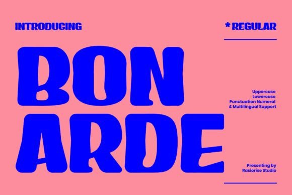 Bonarde: A Playful, Bold Font for Branding with Impact