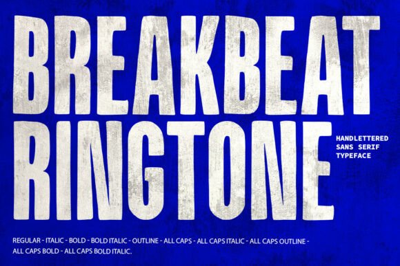 Breakbeat Ringtone Font: Add Grit to Your Brand Identity