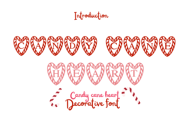 Candy Cane Heart Font: A Playful Typeface for Holiday Branding
