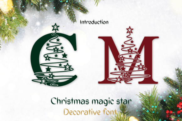 Christmas Magic Star: A Festive Font for Your Creative Projects