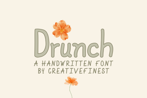Drunch Font: A Bold, Handmade Typeface for Business Branding