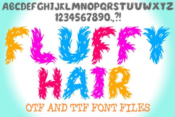 Fluffy Hair: A Playful Display Typeface for Bold Web Design
