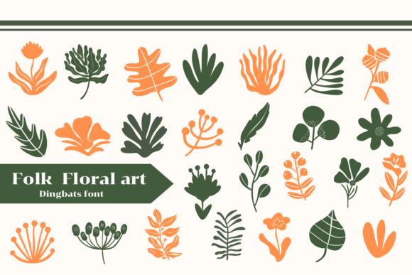 Folk Floral Art: A Typeface That Blossoms in Editorial Design