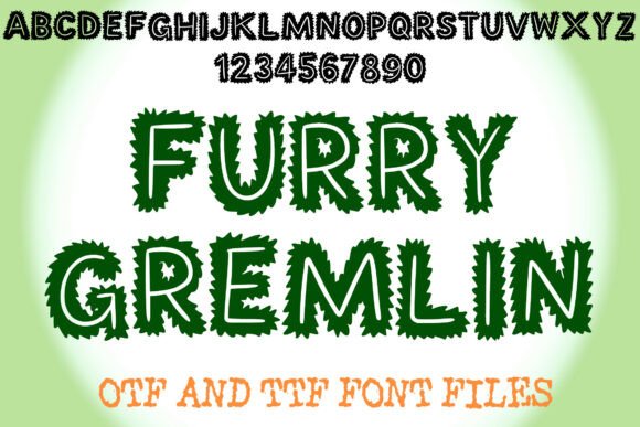 Furry Gremlin: A Quirky Display Typeface for Editorial Playfulness