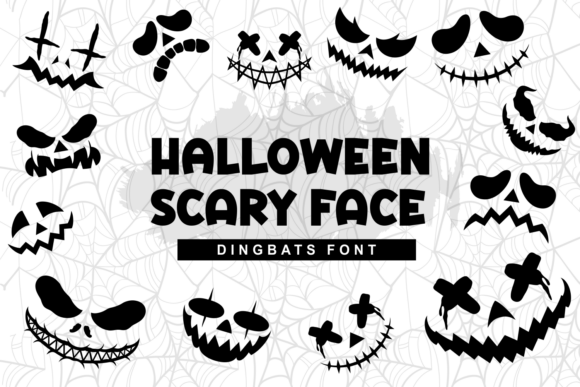 Halloween Scary Face Font: A Spooky Addition to Your Brand Identity