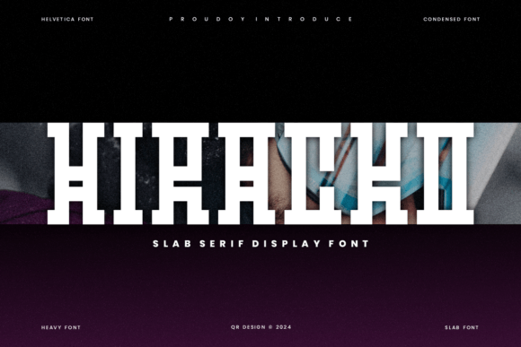 Hiracko: A Bold Serif Font for Editorial Design