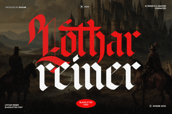 Lotharreiner Regular: A Bold Blackletter Font for Impactful Branding