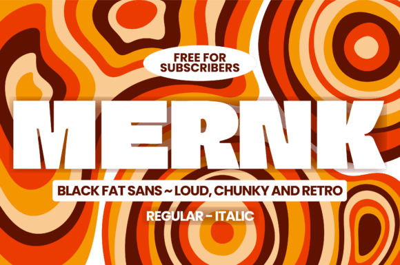 Mernk Font Review: A Heavyweight Display Typeface for Bold Branding