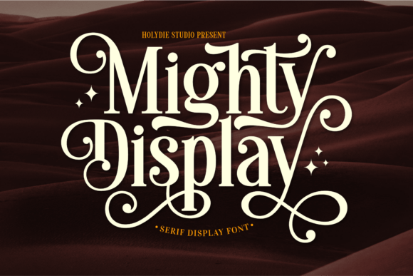 Mighty Display: A Serif Font for Bold, Beautiful Craft Projects