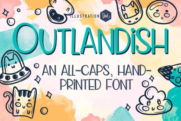 Outlandish Font: A Whimsical Typeface for Digital Branding