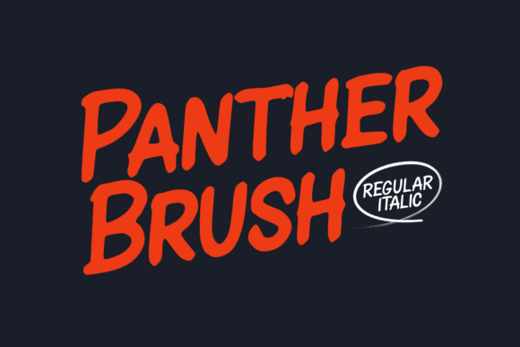 Panther Brush: A Dynamic Font for Editorial Design