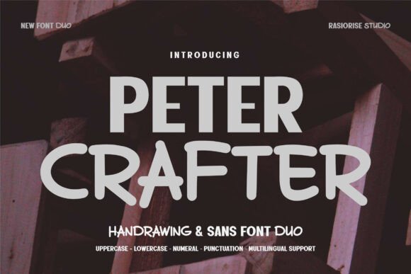 Peter Crafter: A Dynamic Typeface for Memorable Campaigns