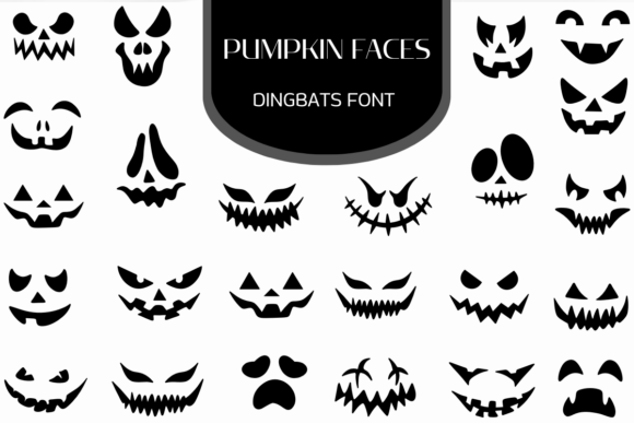 Pumpkin Faces Font: Spooky Style for Business Branding