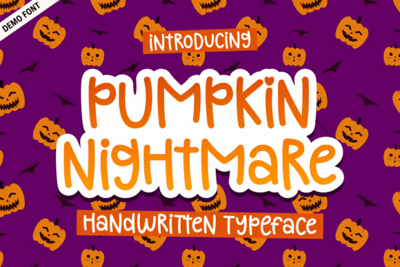 Pumpkin Nightmare Demo Font for Business Branding