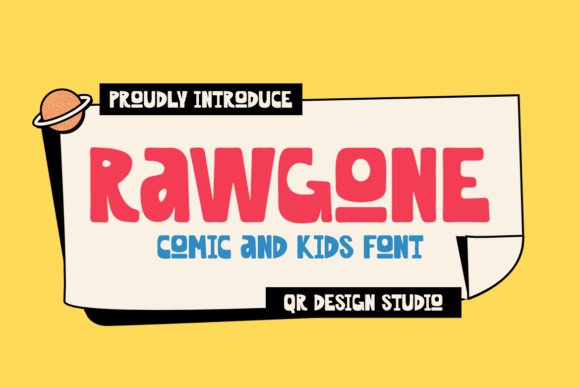 Rawgone Font: A Playful Typeface for Your Creative Business