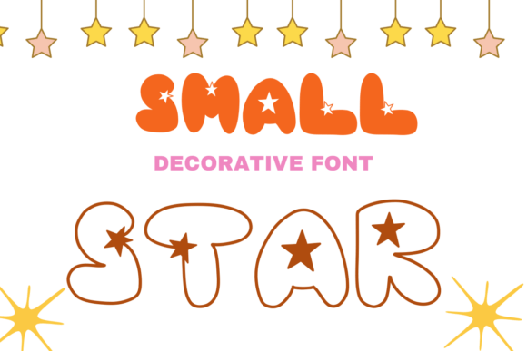 Small Star Font: A Decorative Typeface for Polished Branding
