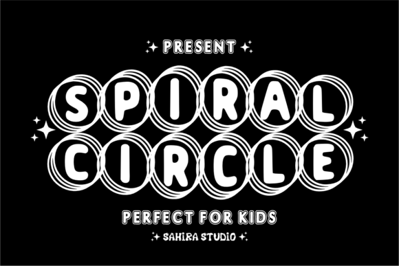 Spiral Circle: A Dynamic Font for Bold Web Design