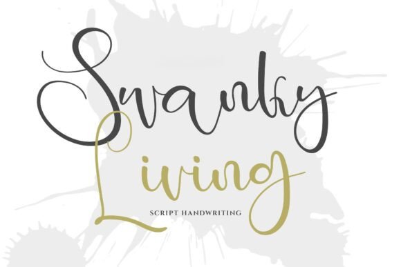 Swanky Living Font: A Stylish Typeface for Your Brand