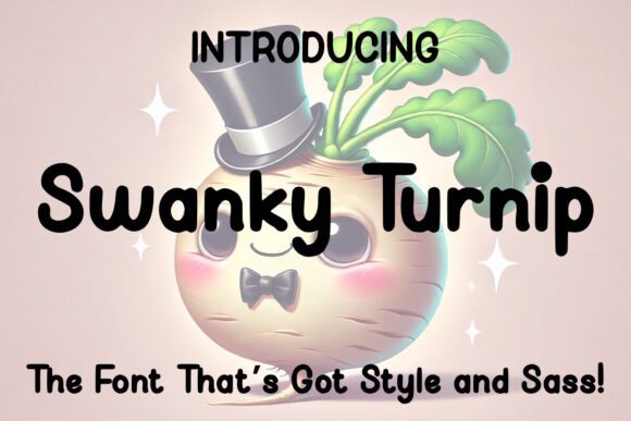 Swanky Turnip Font: A Playful Typeface That Elevates Brand Identity