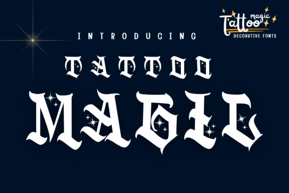 Tattoo Magic: A Decorative Typeface with Editorial Charm