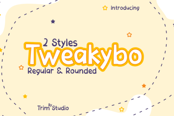 Tweakybo Regular: A Playful Typeface for Your Brand’s Visual Makeover